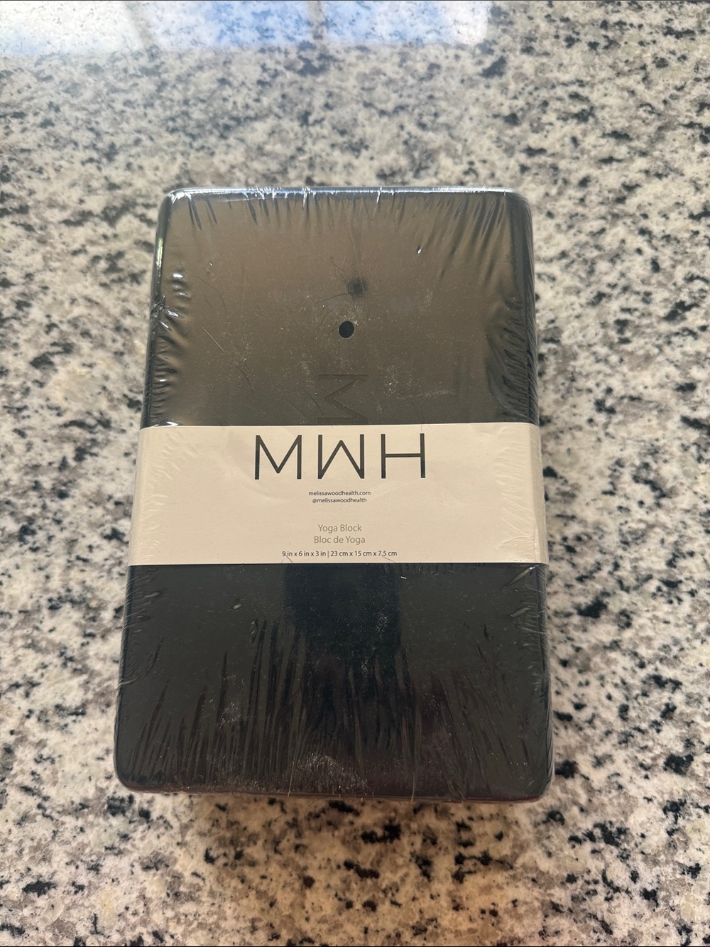 MWH Black Yoga Block